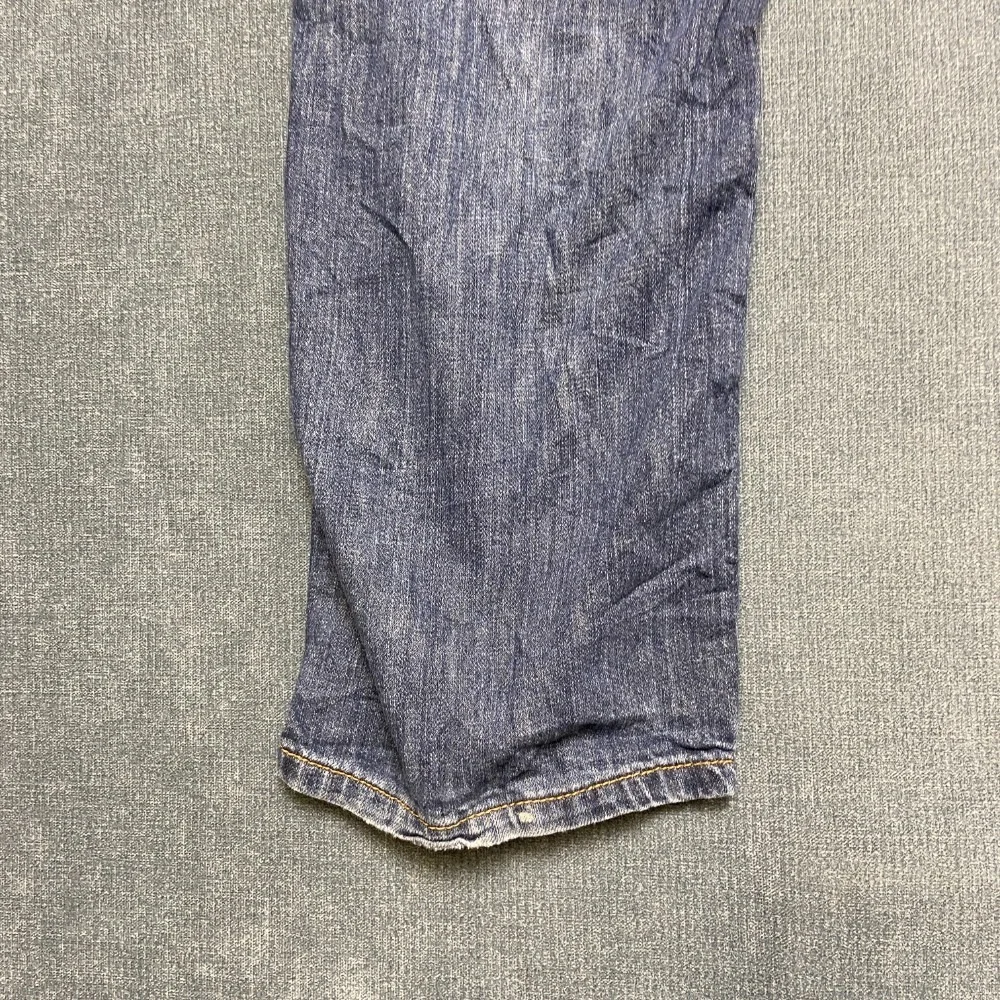 Levi's Jeans Mens 32x32 Blue Denim Cotton Stretch Straight Leg Zip Fly 5 Pockets